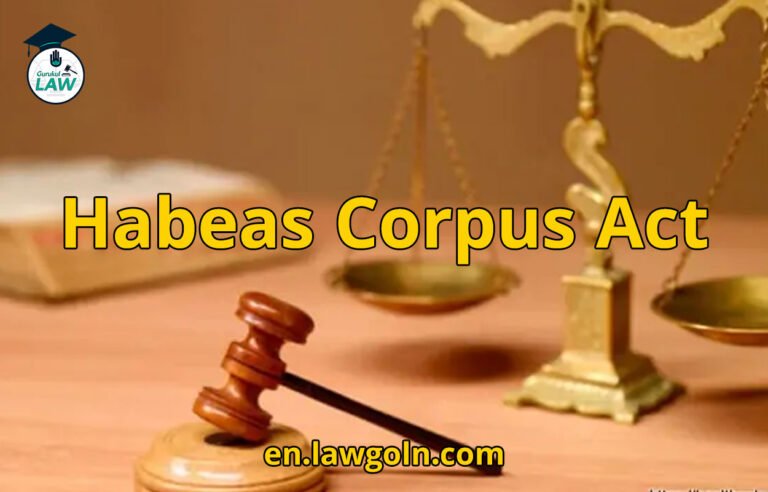 Habeas Corpus Act